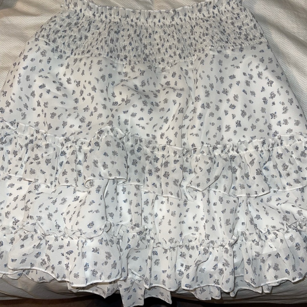 cute floral shein skirt